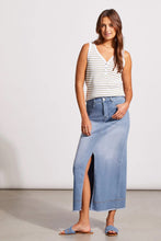 Load image into Gallery viewer, Tribal Denim Skirt - Style 54070

