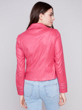 Load image into Gallery viewer, Charlie B Faux Leather Jacket - Style C6231X
