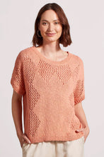 Load image into Gallery viewer, Tribal Dolman Short Sleeve Sweater - Style 17370
