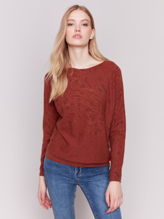 Charlie B Crew Neck Sweater - Style C2313