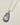 Sunwell Purple Tear Drop Necklace Set Style -38173