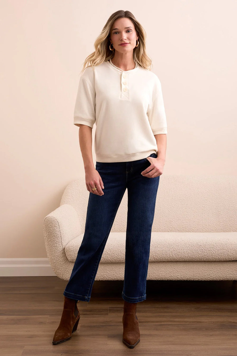 Tribal 3/4 Sleeve Top - Style 60410