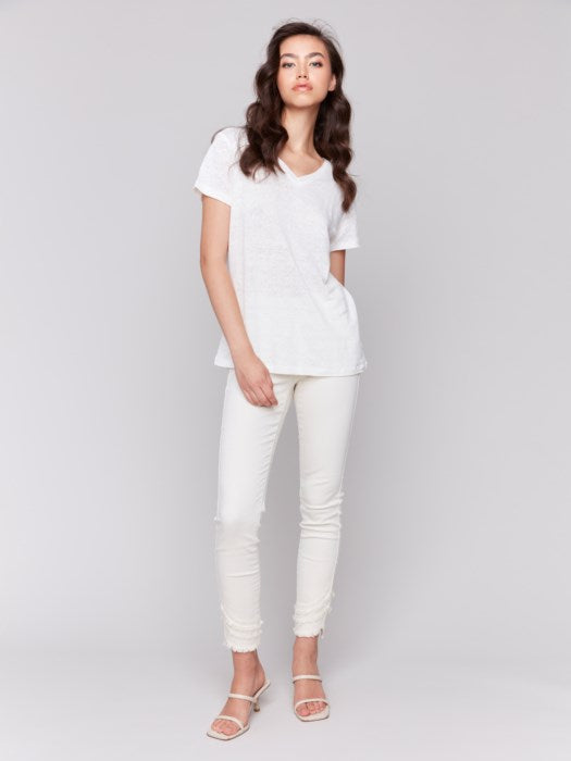 Charlie B Short Sleeve Top  - Style C1231TPK