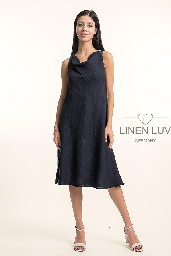 linen luv dresses Luv the Petite Zippered Dress Beige, XS-S