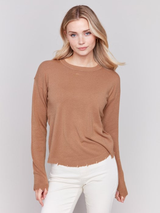 Charlie B Crew Neck Sweater - Style C2707