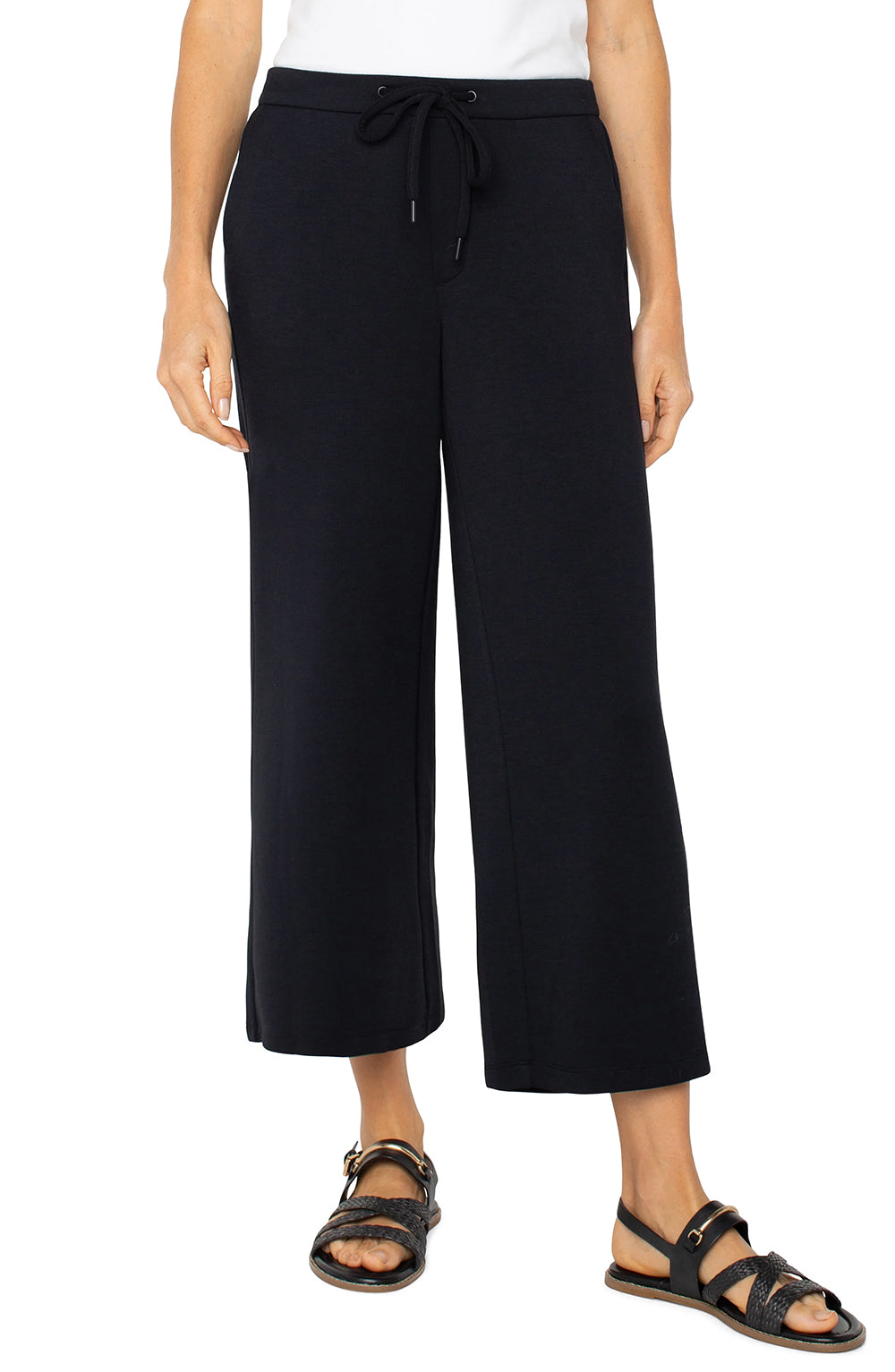 Liverpool Pull On Wide Leg Crop Style - LM4582C9