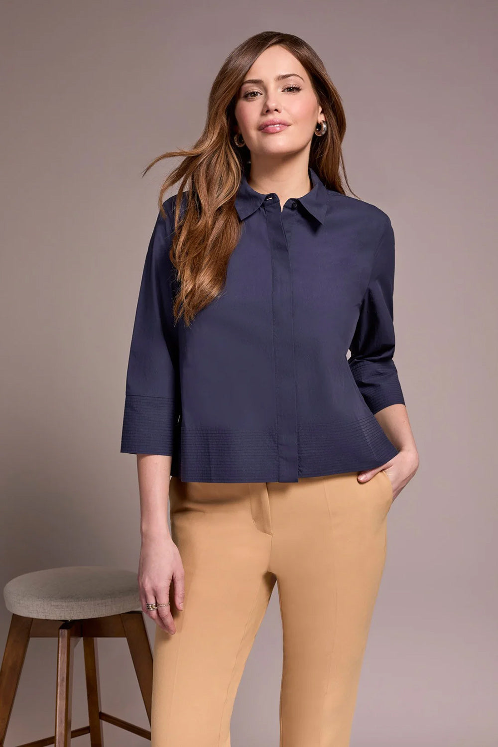 Tribal 3/4 Sleeve Shirt - Style 23450
