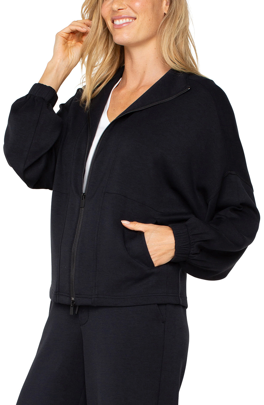 Liverpool Zip Up Funnel Jacket Style - LM1B61C9