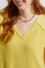 Load image into Gallery viewer, Tribal Short Sleeve V Neck Top - Style 78540
