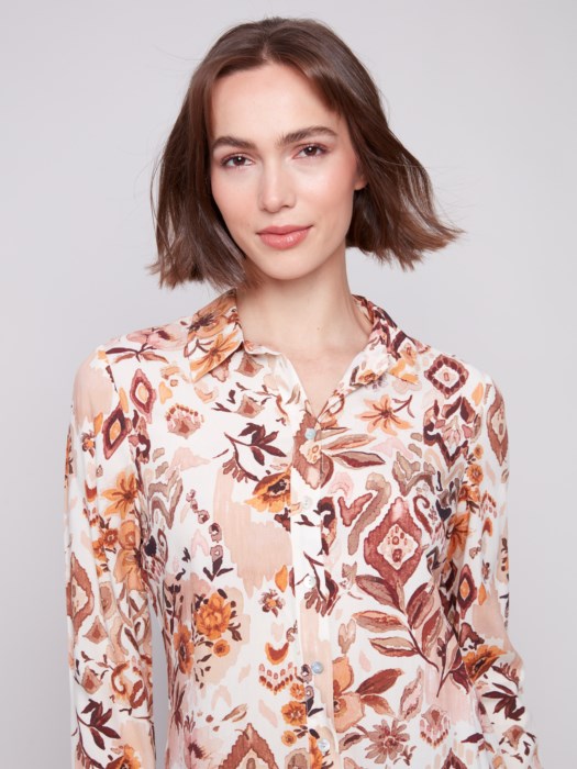 Charlie B Long Sleeve Shirt - Style C4252Y