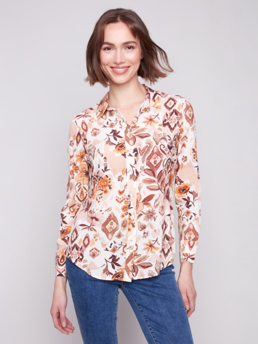 Charlie B Long Sleeve Shirt - Style C4252Y