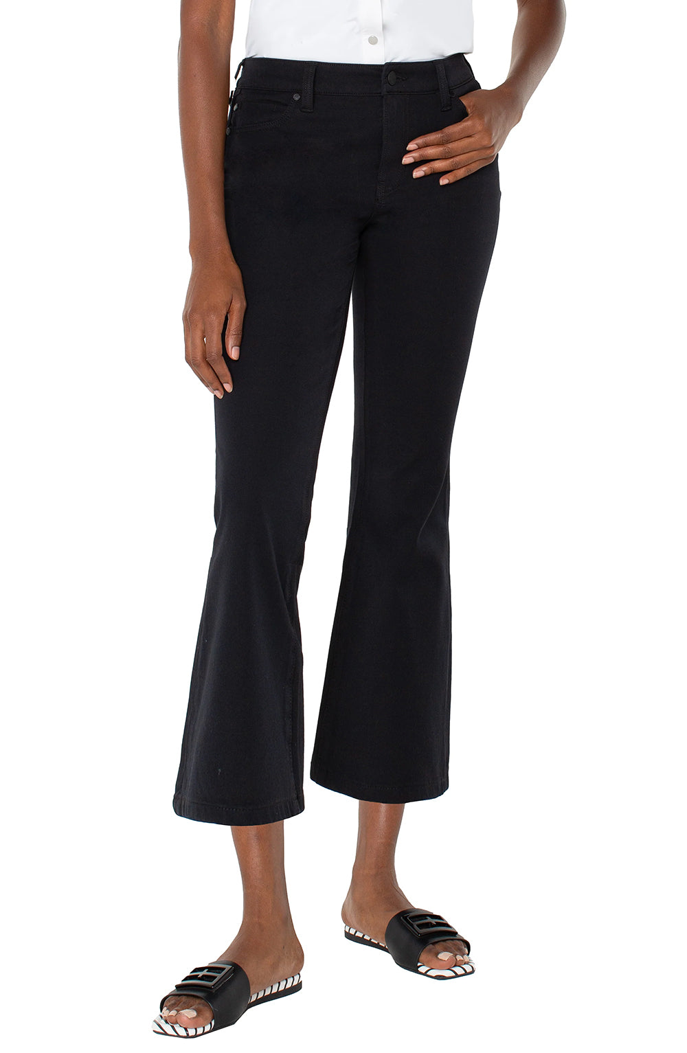 Liverpool Hannah Crop Flared Style - LM7028LK1
