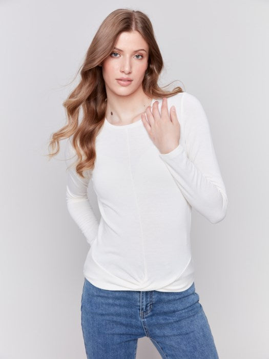 Charlie B Long Sleeve Top - C1373PK