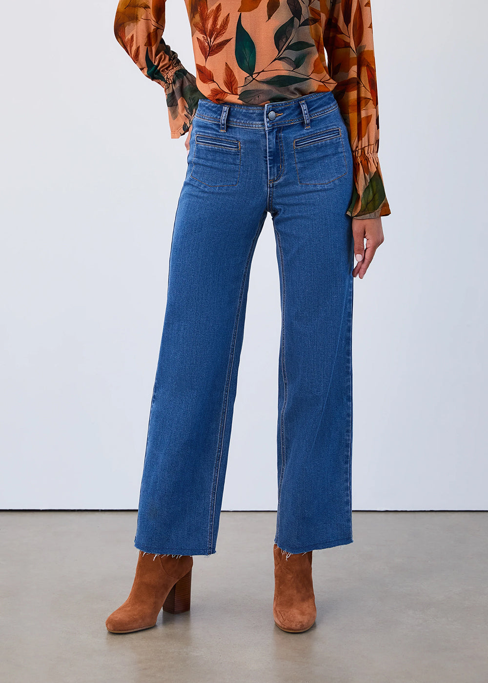 FDJ Olivia Wide Leg Ankle Jeans Style - 2741799