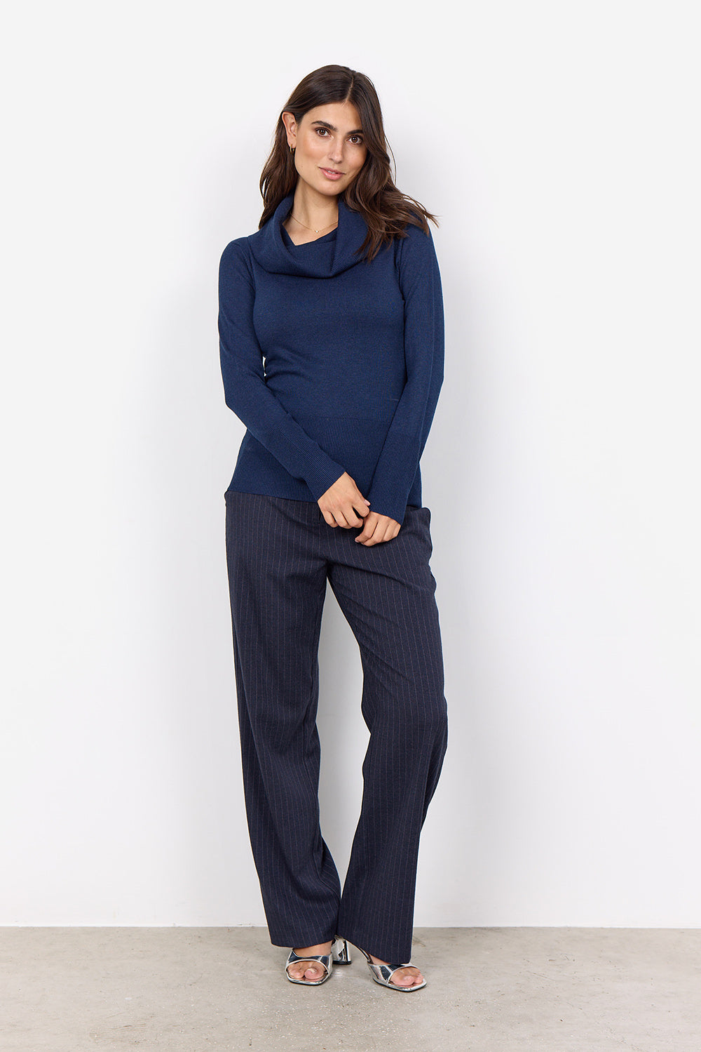 Soya Concept Cowl Nk Sweater - Style 32994