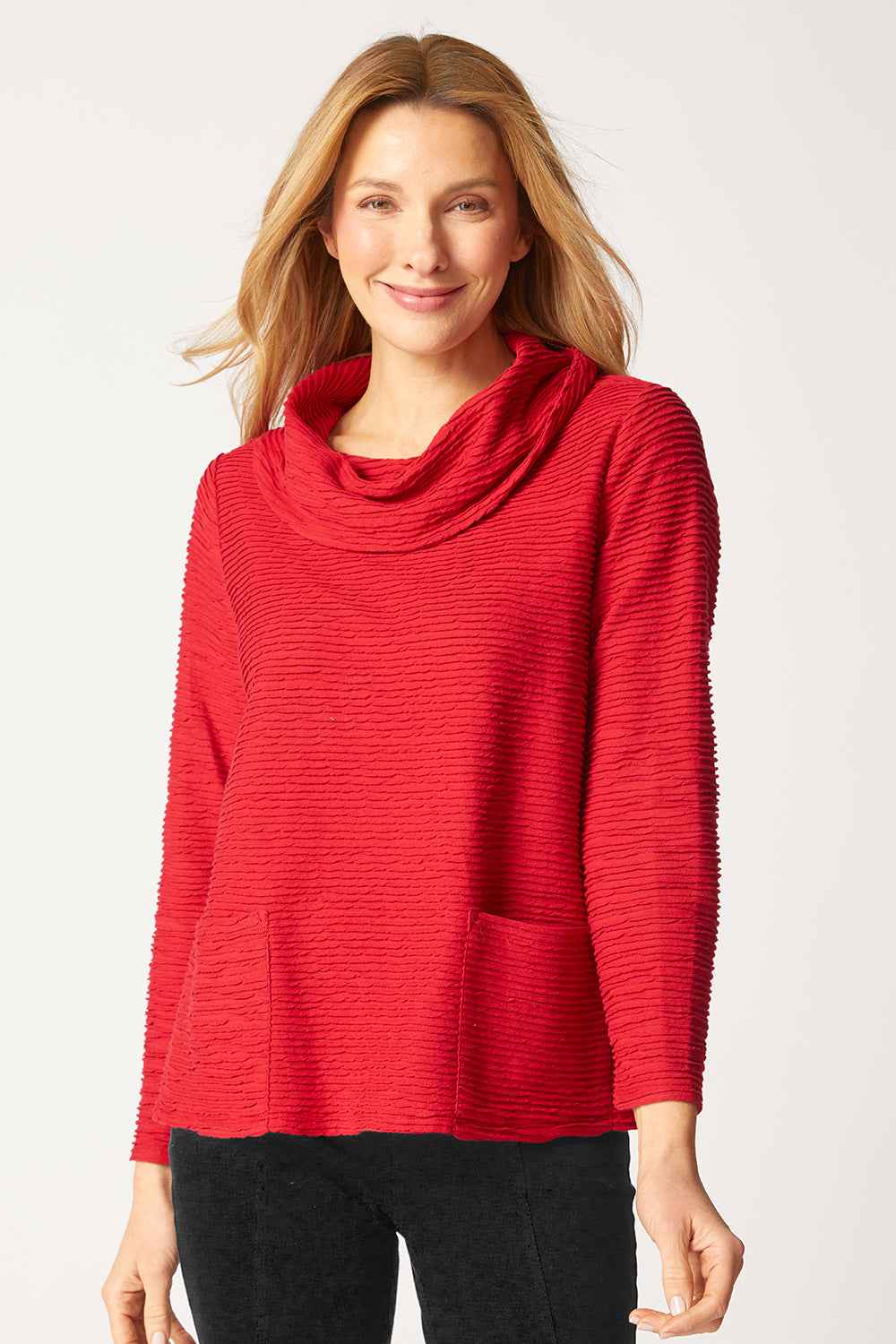 Habitat Cowl Neck Pocket Top Style- H16010F5