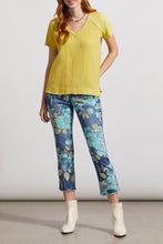 Load image into Gallery viewer, Tribal Short Sleeve V Neck Top - Style 78540
