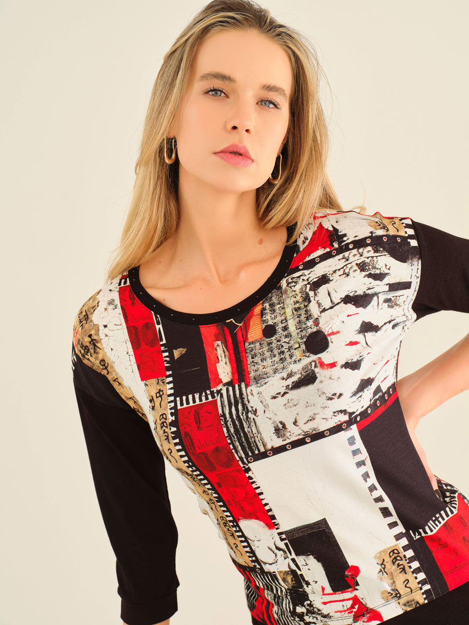 Dolcezza Long Sleeve Top Style - 75642