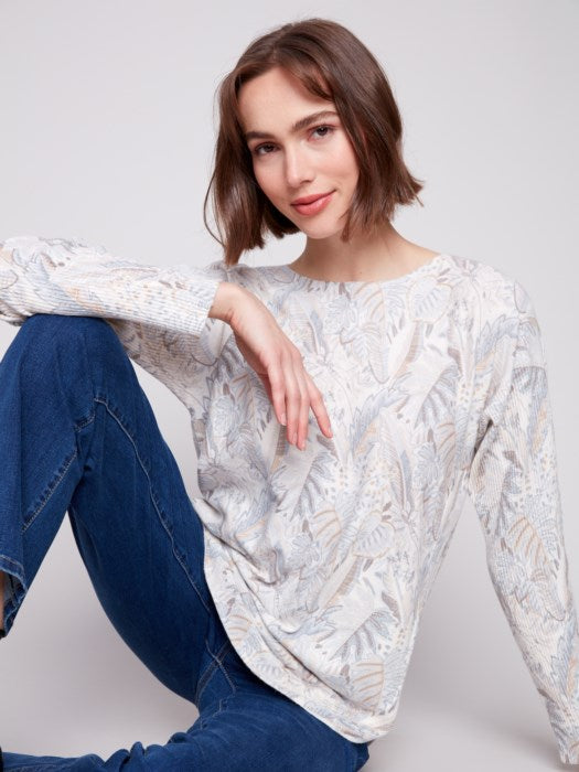Charlie B Long Sleeve Top - Style C2818P