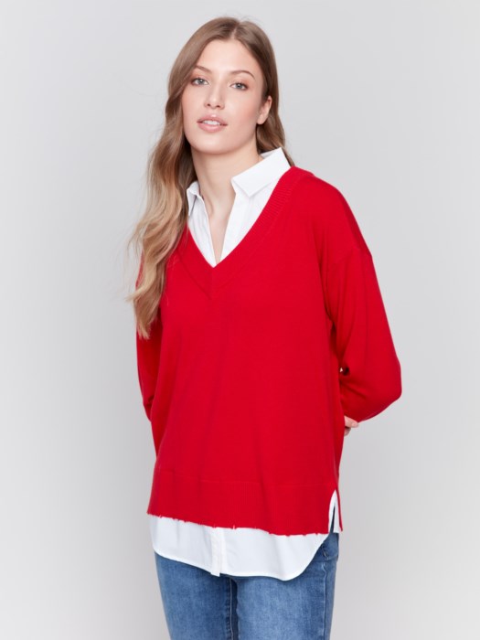 Charlie B Long Sleeve Top - Style C2568R