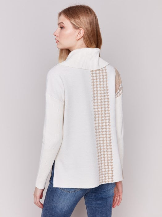 Charlie B Mock Neck Sweater - Style C2720