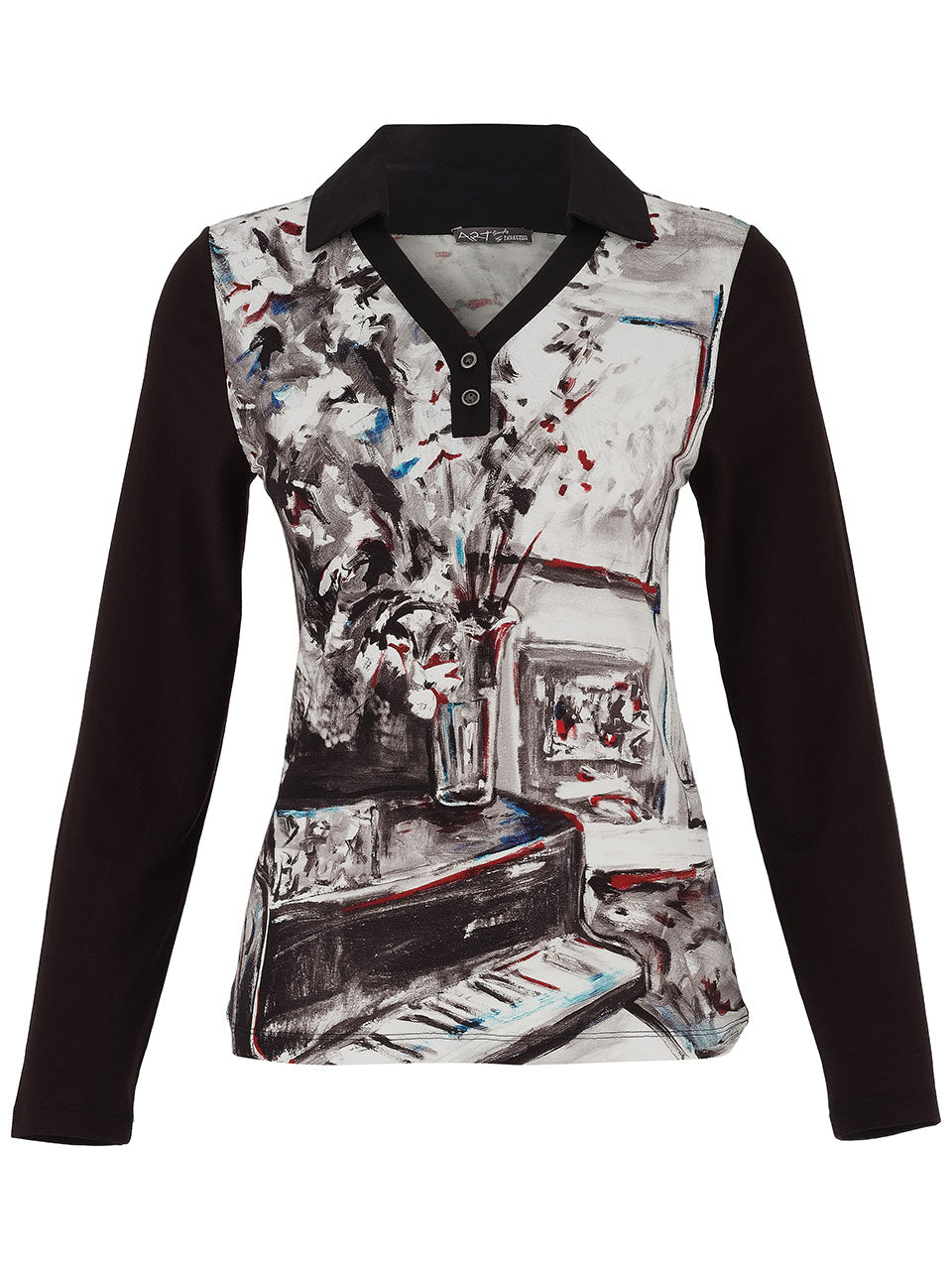 Dolcezza Long Sleeve Top Style- 75691