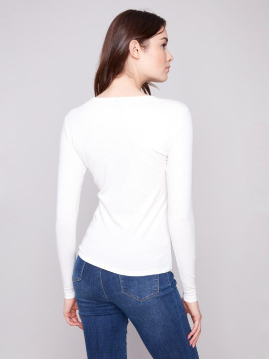 Charlie B Long Sleeve Top - Style C1408PK