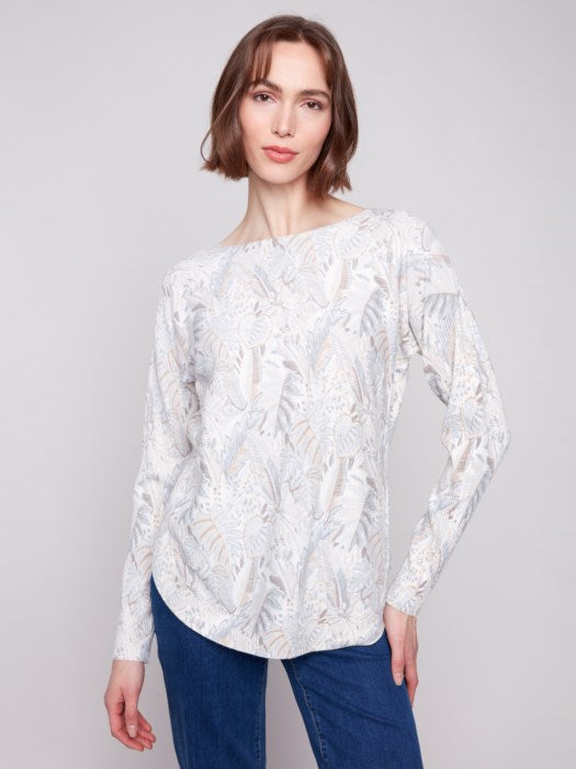 Charlie B Long Sleeve Top - Style C2818P