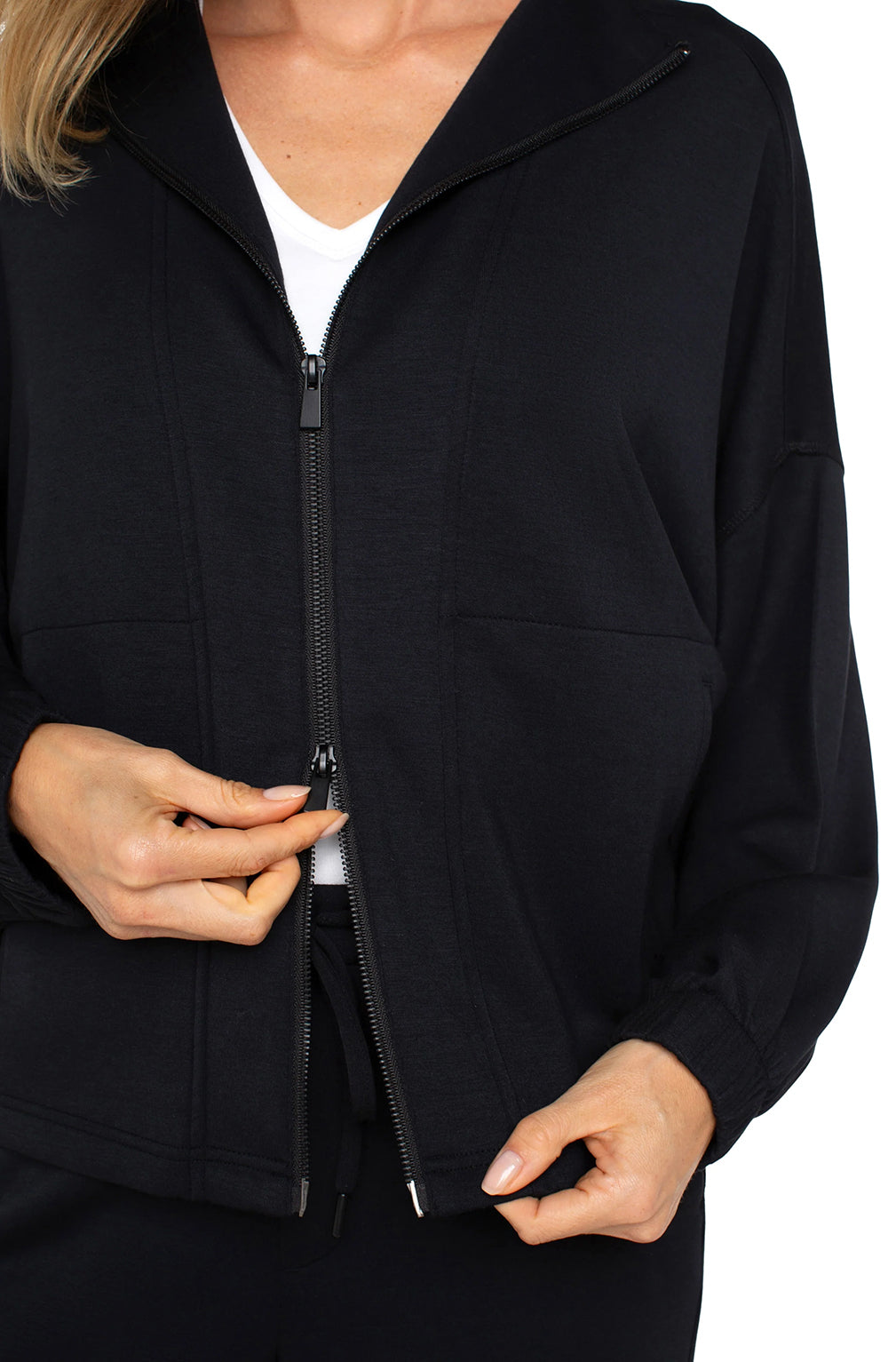 Liverpool Zip Up Funnel Jacket Style - LM1B61C9