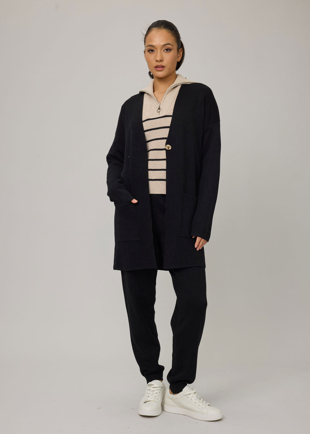 Pistache Knit Coatigan Style - F24251