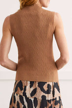 Load image into Gallery viewer, Tribal Sleeveless Mock Neck Top - Style 15610
