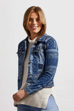 Load image into Gallery viewer, Tribal Denim Jacket - Style 78710
