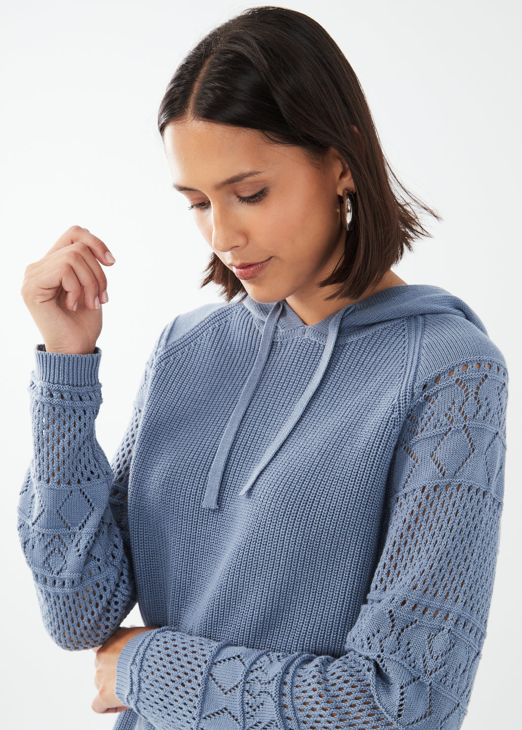 FDJ Crochet Sleeve Sweater - Style 1316624