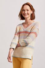 Load image into Gallery viewer, Tribal 3/4 Sleeve V-Neck Sweater - Style 76660
