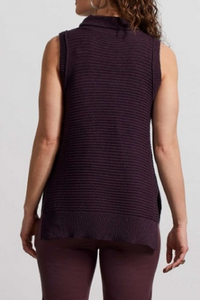 Tribal Sleeveless Turtle Neck Sweater - Style 78640