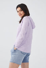 Load image into Gallery viewer, FDJ Hooded V Neck Long Sleeve Top - Style 3832692
