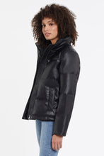 Load image into Gallery viewer, Tribal Funnel Neck Short Puffer - Style 76080
