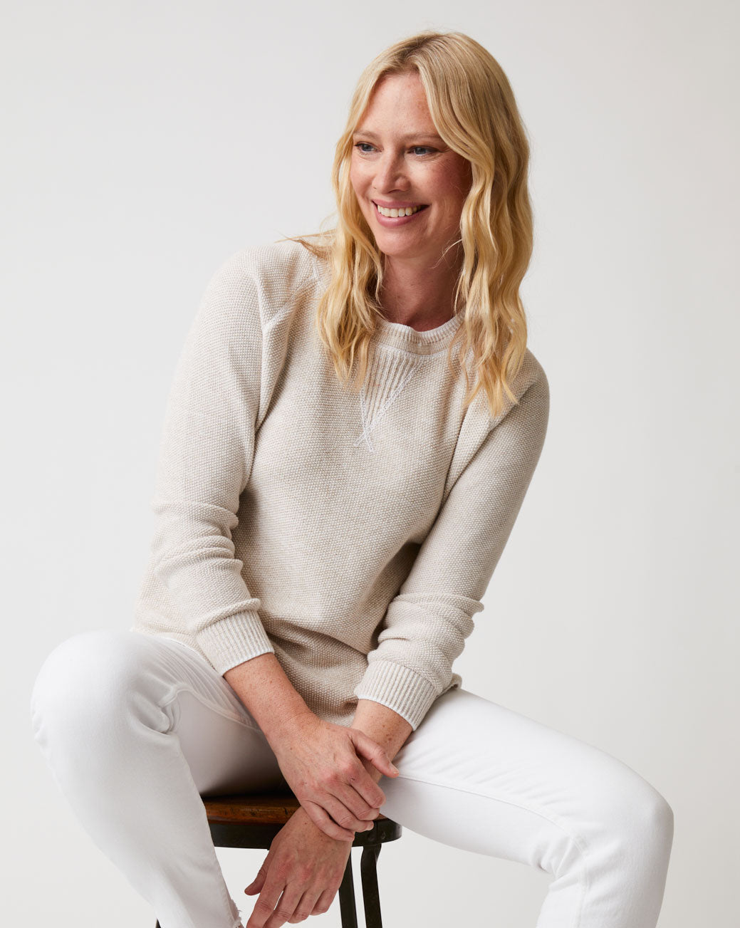 Cotton Country Skylar Crew Neck Sweater - Style 80049