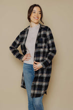 Load image into Gallery viewer, Orb Mercer-Plaid Shacket - Style 231351
