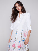 Load image into Gallery viewer, Charlie B Long Short Sleeve Tunic - Style C3106PP
