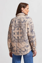 Load image into Gallery viewer, Tribal Quilted Paisley Shacket - Style 53200
