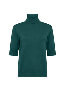 Soya Concept Short Sleeve Turtleneck Sweater - Style 33423