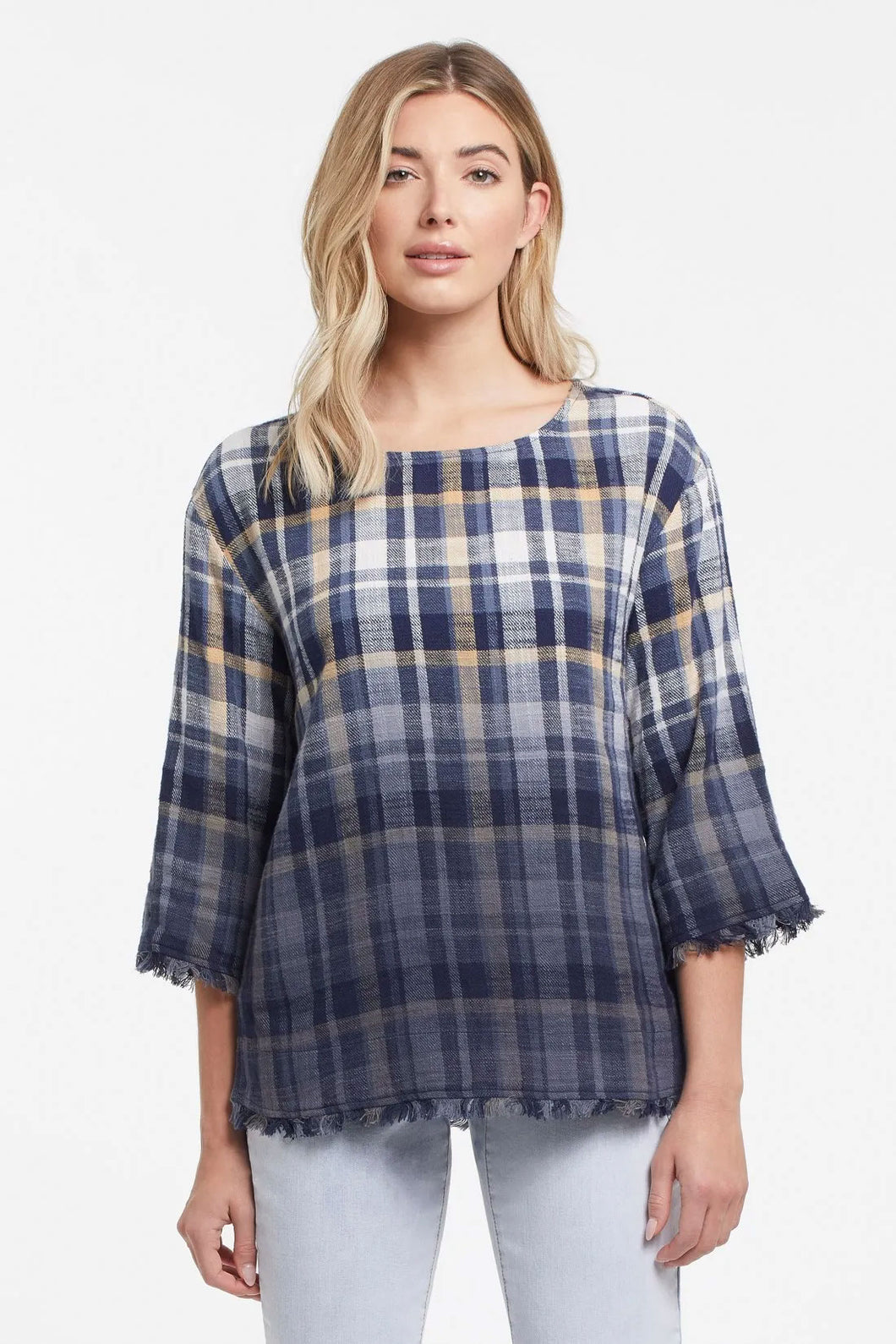 Tribal Bell Sleeve Blouse - Style 76340