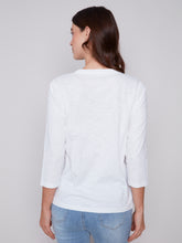 Load image into Gallery viewer, Charlie B 3/4 Sleeve Top - Style C1293XPK
