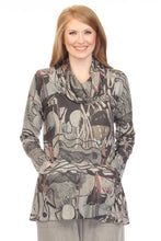 Load image into Gallery viewer, Inoah Dark Amber Long Sleeve Top - Style t807CM
