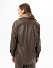 Load image into Gallery viewer, Renuar Vegan Leather Blouse - Style R5006
