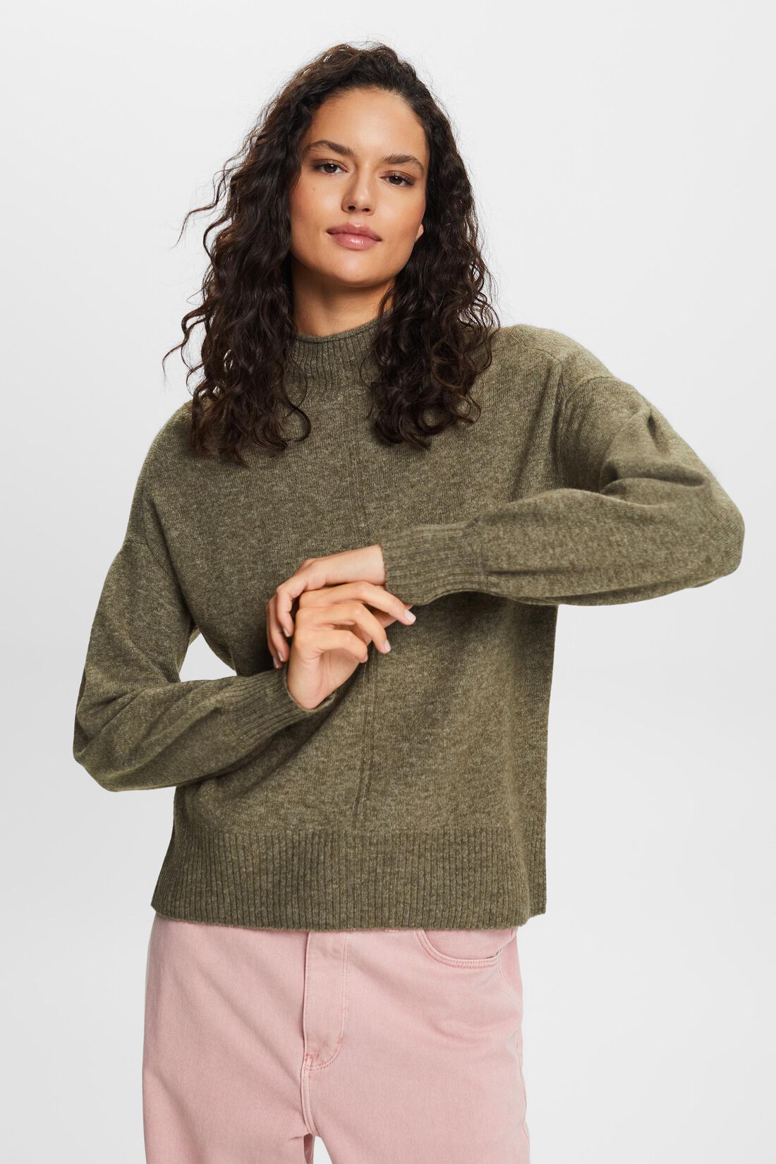 Esprit Mock Neck Sweater - Style 993EE1l328