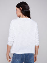 Load image into Gallery viewer, Charlie B 3/4 Sleeve Sweater- Style C2501R
