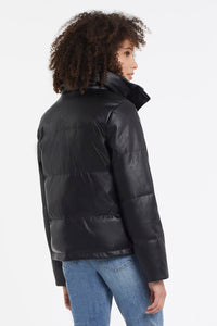 Tribal Funnel Neck Short Puffer - Style 76080