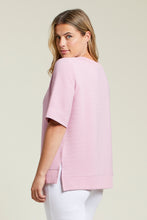 Load image into Gallery viewer, Tribal Boat Neck Elbow Sleeve Top - Style 76810
